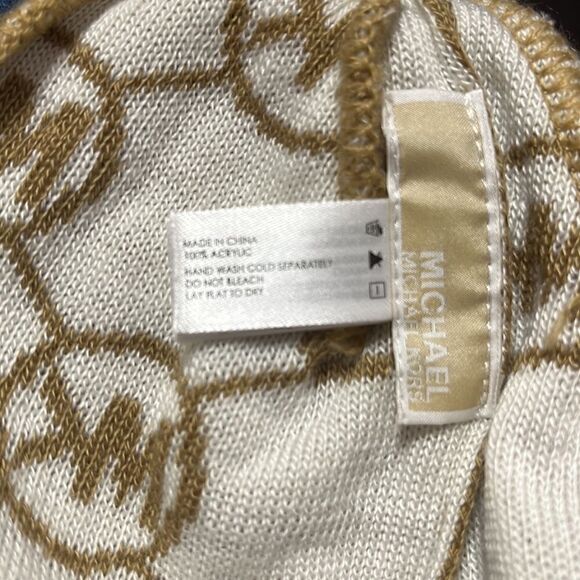 Michael Kors MK  Logo Camel & White Hat - Picture 4 of 4